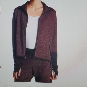 WARRIOR BY Danica Patrick Terry Hi-low Jacket and Jogger pants 1X